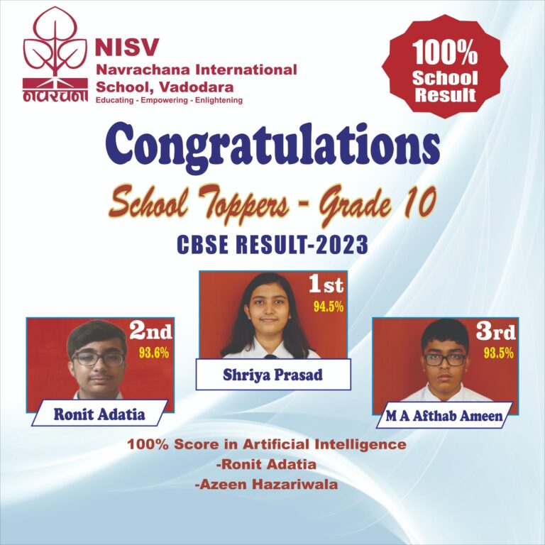 Roll Of Honour – Navrachana International School CBSE